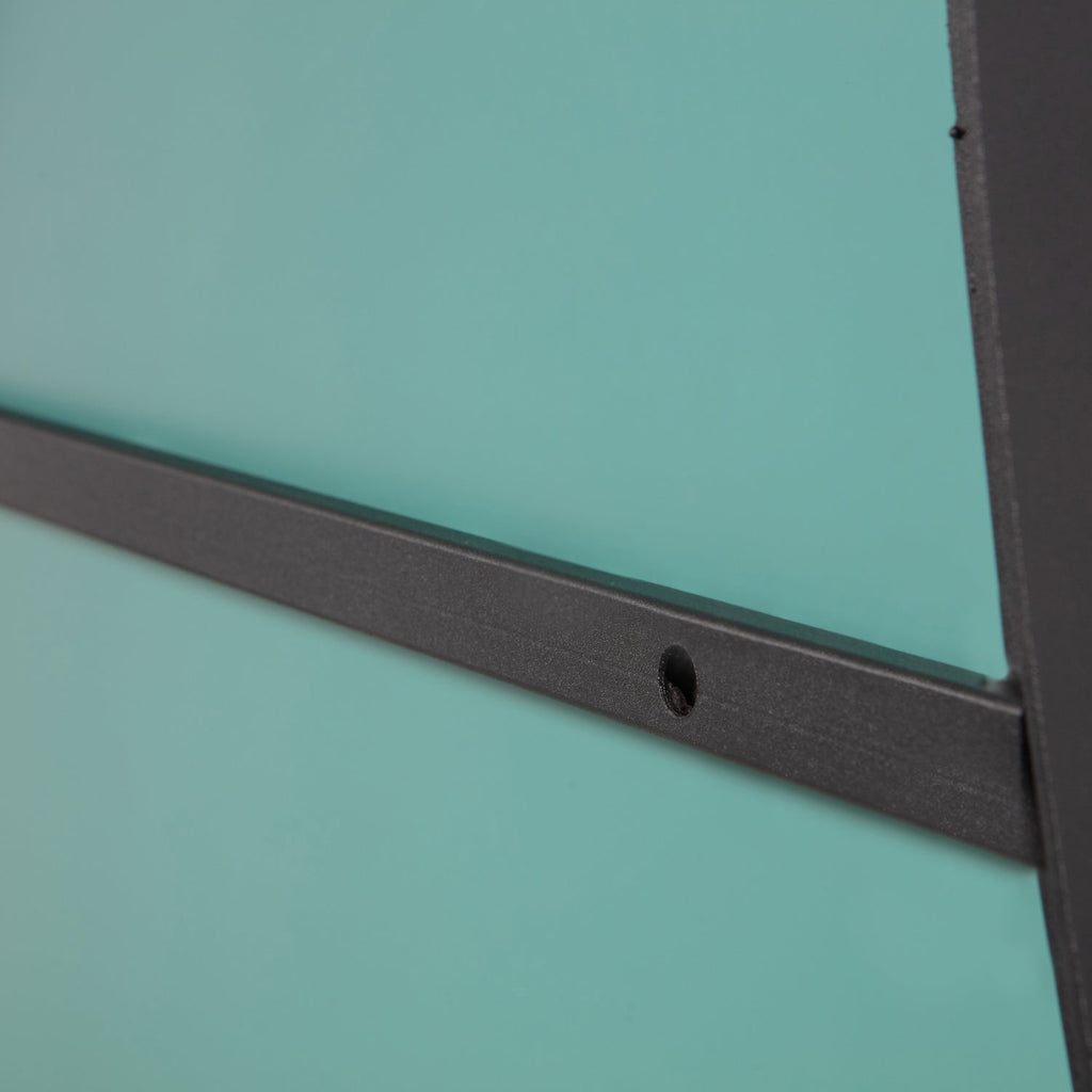 ROMEE ORGANIC MIRROR METAL BLACK 100x70CM