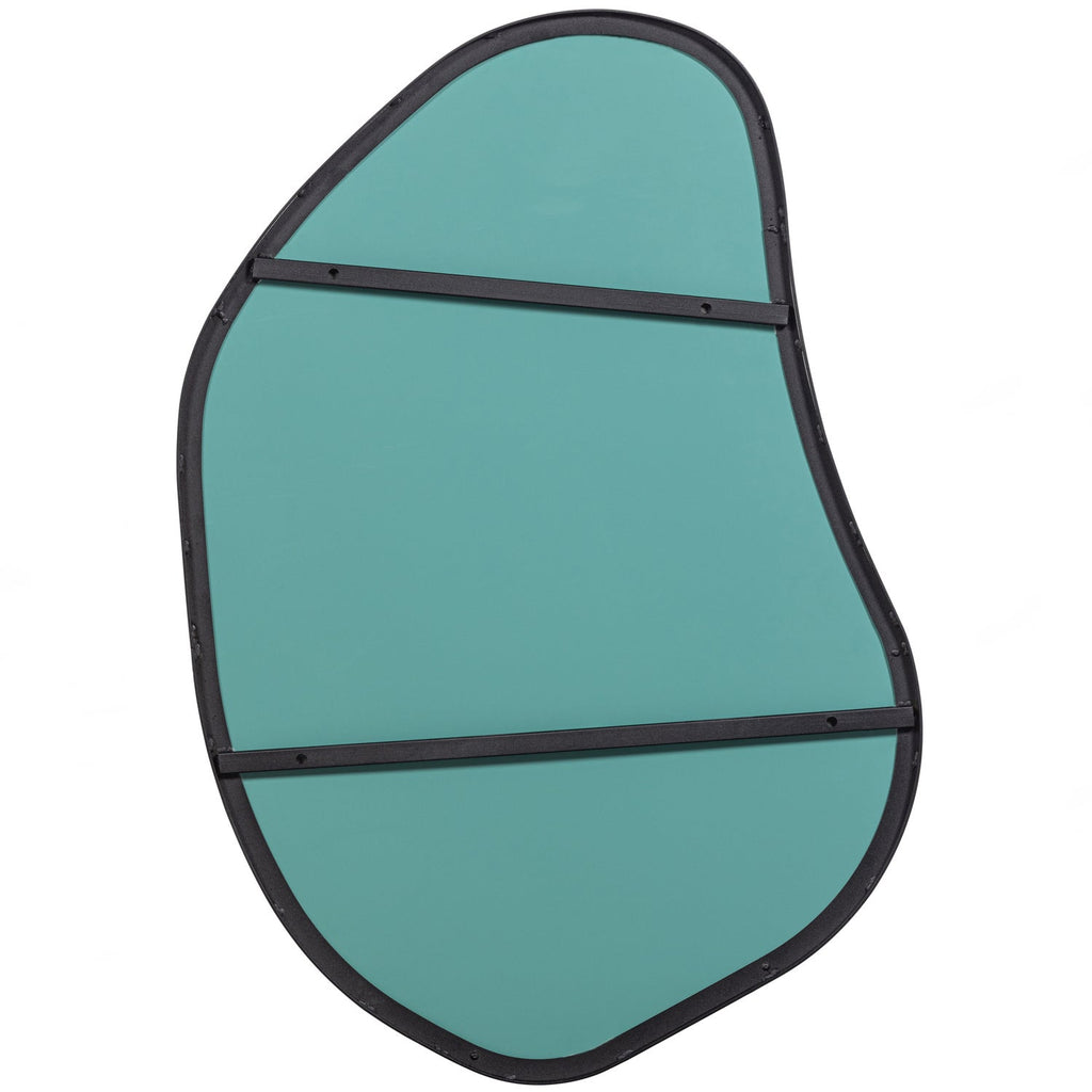 ROMEE ORGANIC MIRROR METAL BLACK 100x70CM