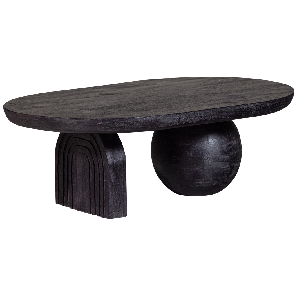 STEPPE COFFEE TABLE MANGO WOOD BLACK