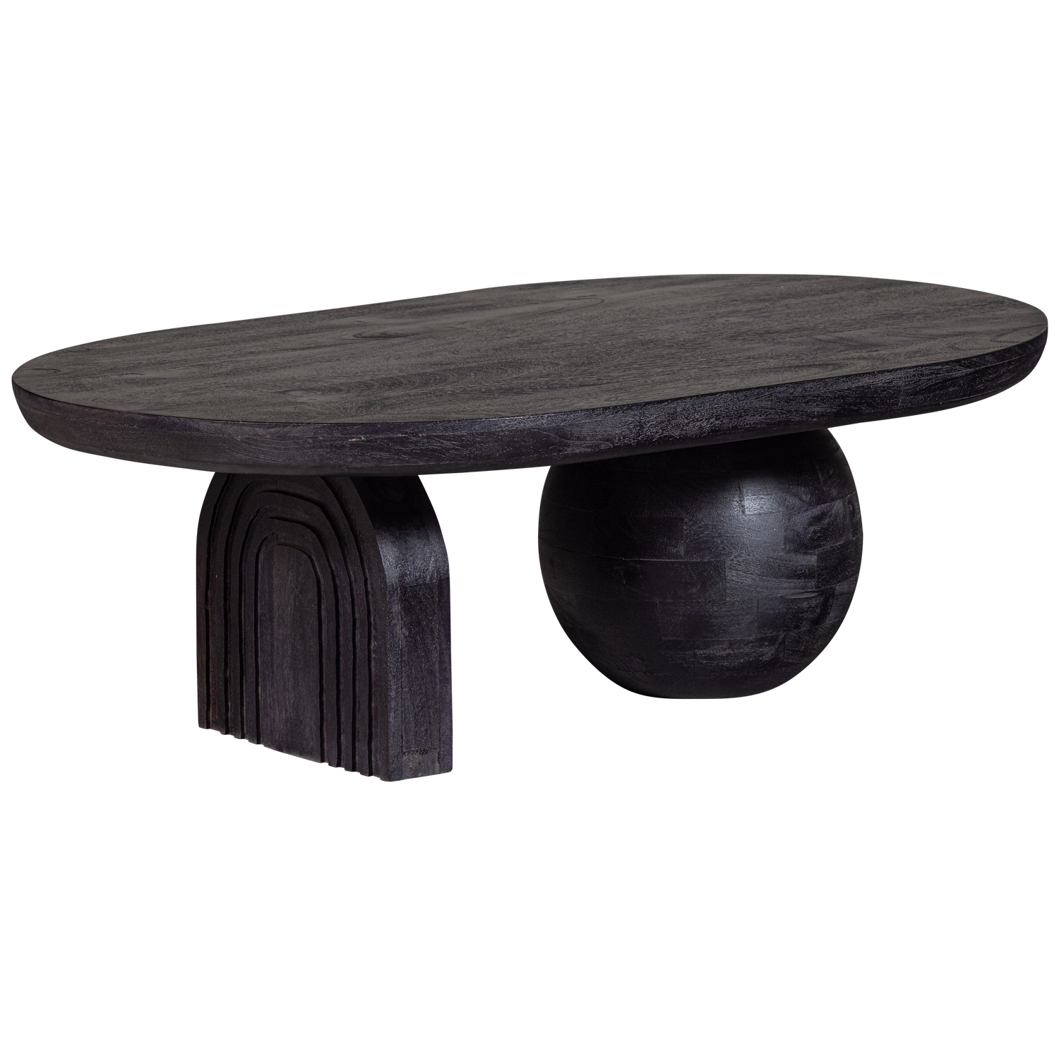 STEPPE COFFEE TABLE MANGO WOOD BLACK