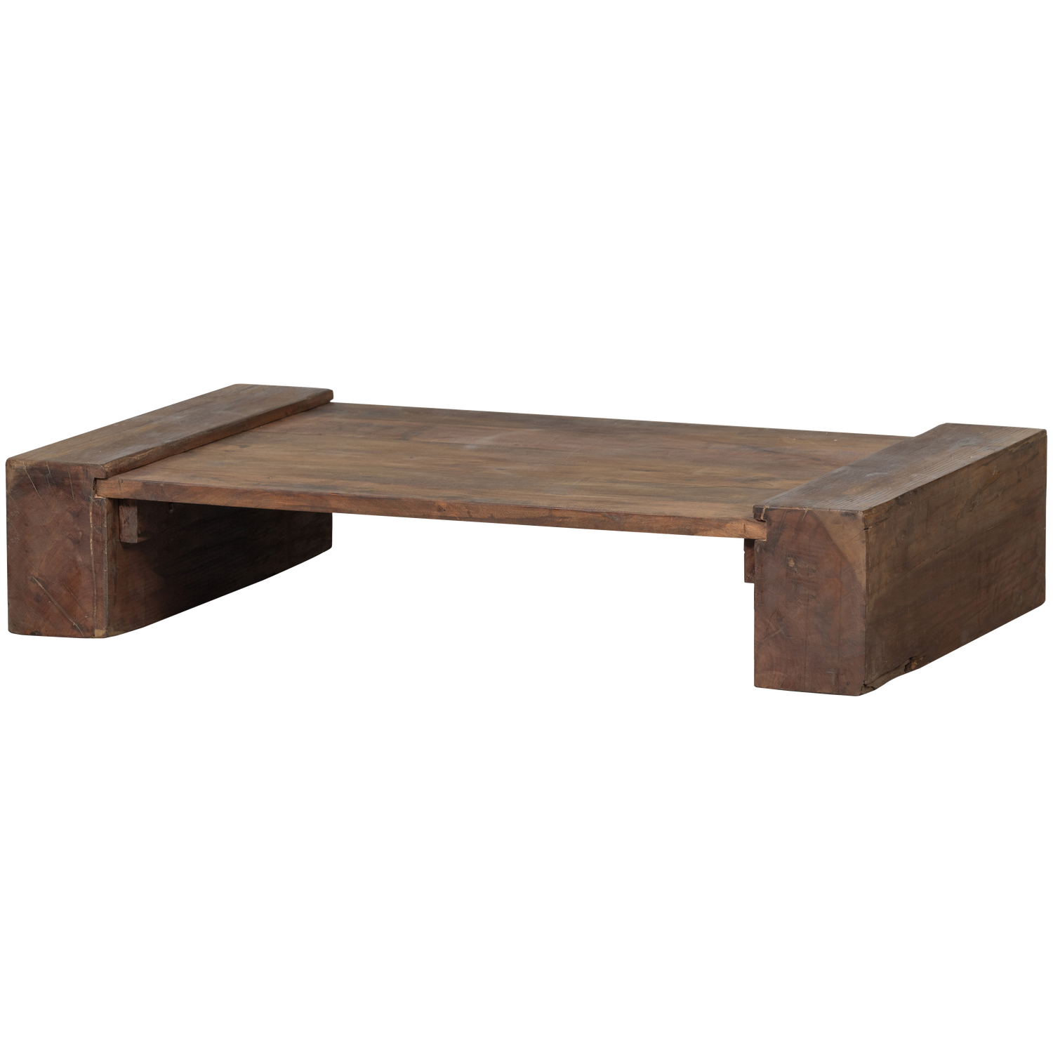 CUNO COFFEE TABLE LOW MANGO WOOD DARK BROWN
