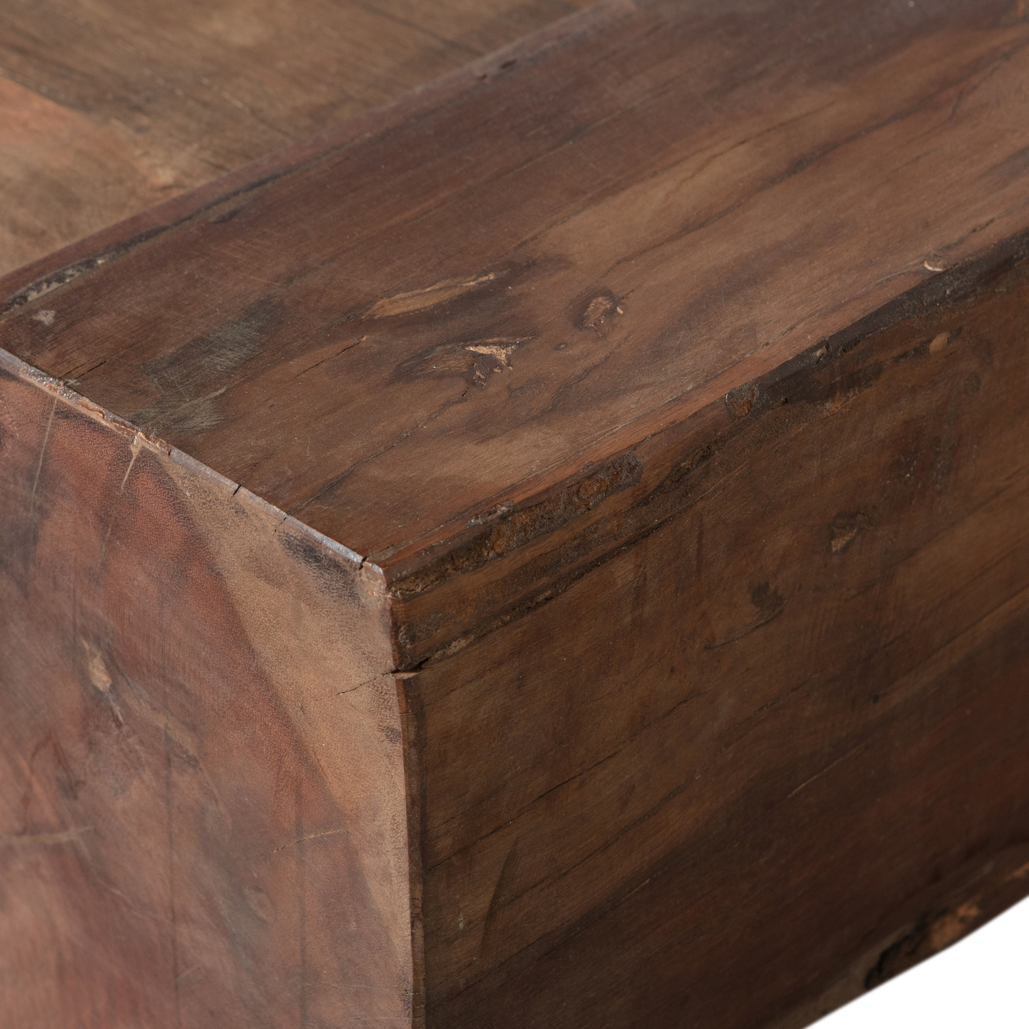 CUNO COFFEE TABLE LOW MANGO WOOD DARK BROWN