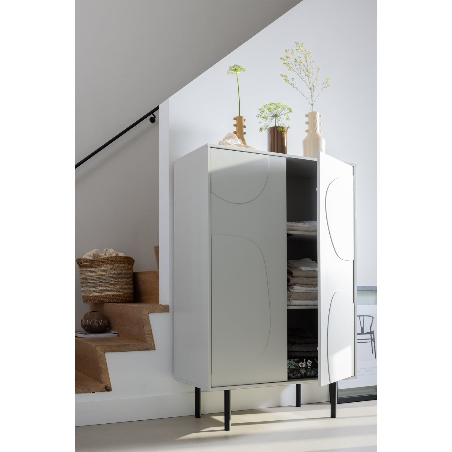 CADIZ STORAGE CABINET PINE MIST [fsc]