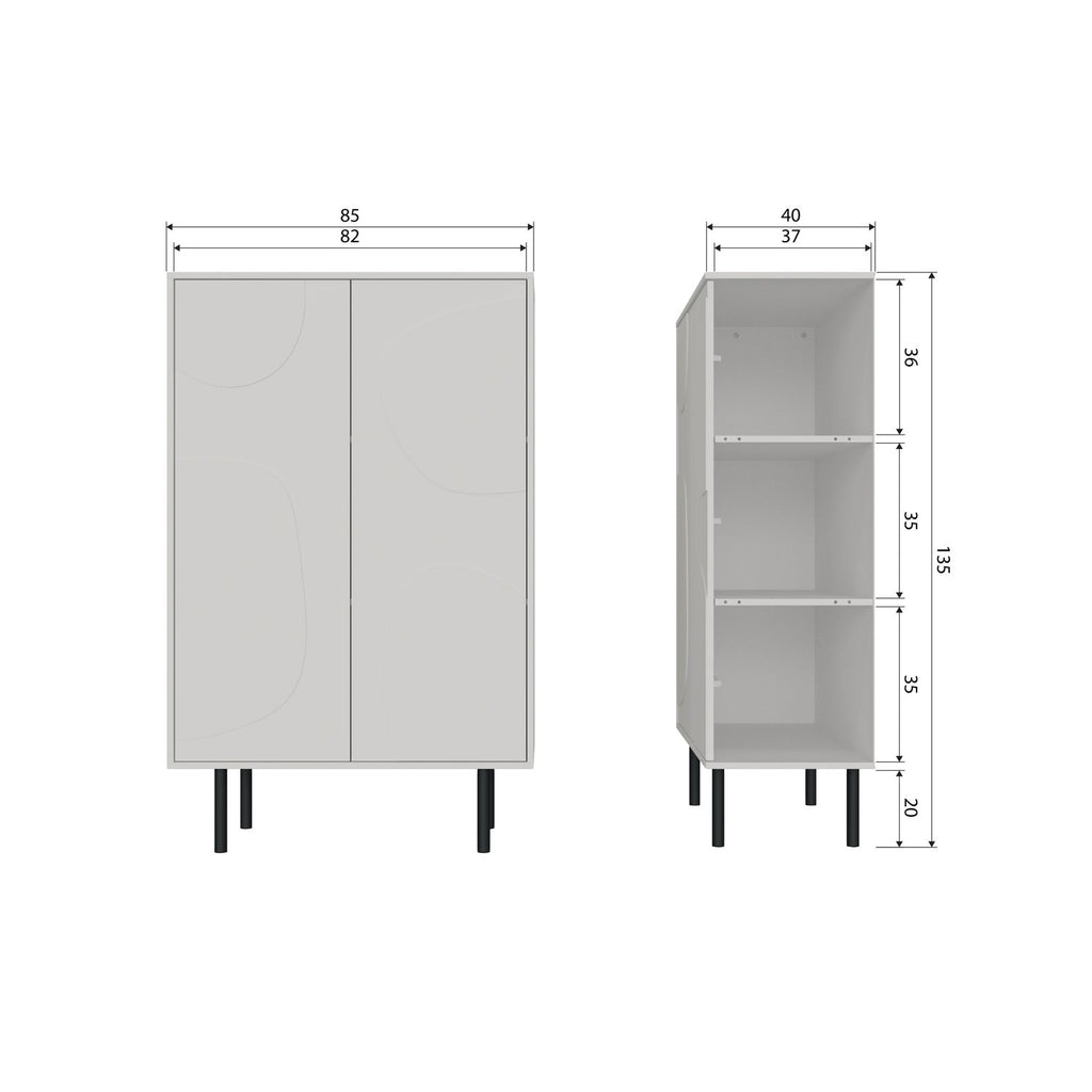 CADIZ STORAGE CABINET PINE MIST [fsc]