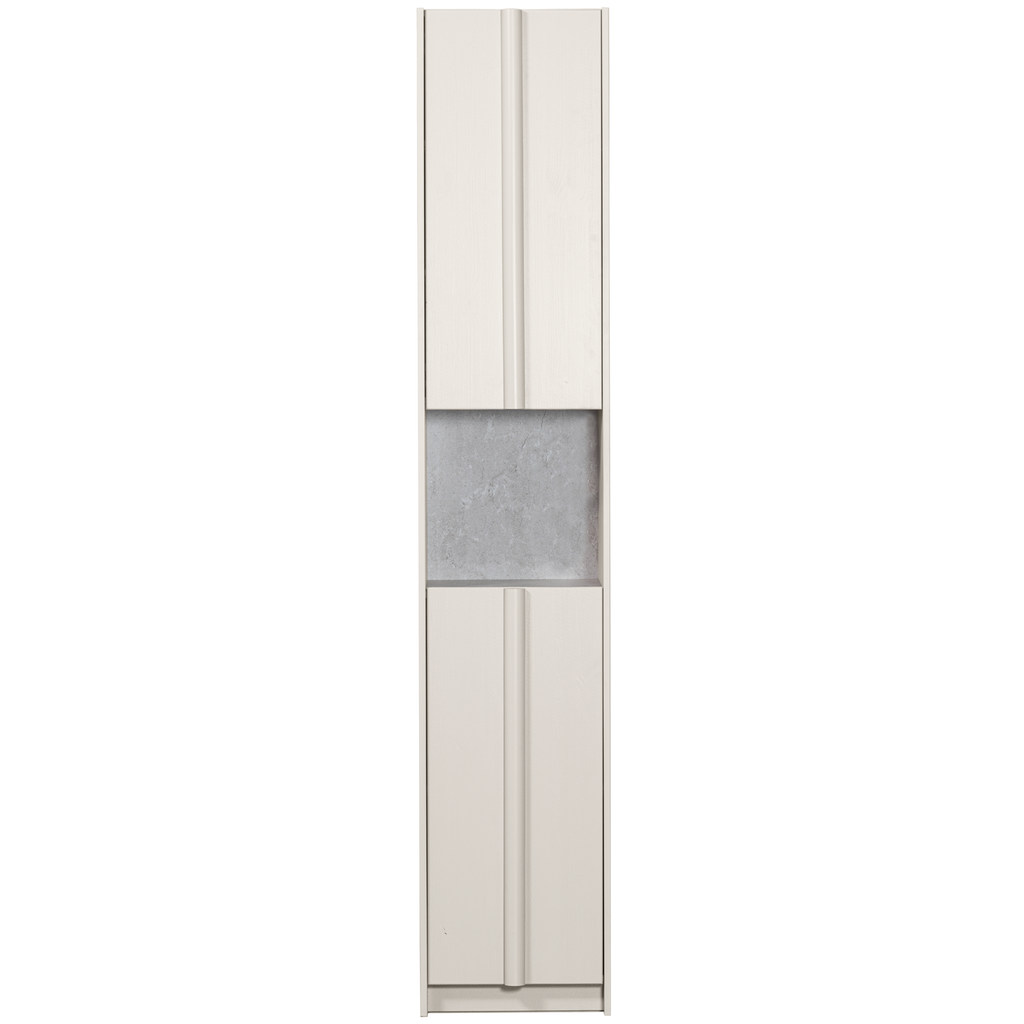 BASU SMALL CABINET 40CM PINE DUST INCL CONCRETE DECOR [fsc]
