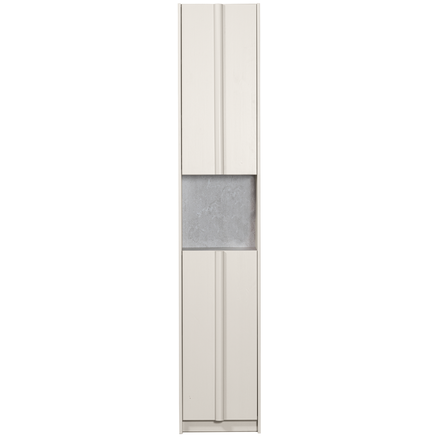 BASU SMALL CABINET 40CM PINE DUST INCL CONCRETE DECOR [fsc]