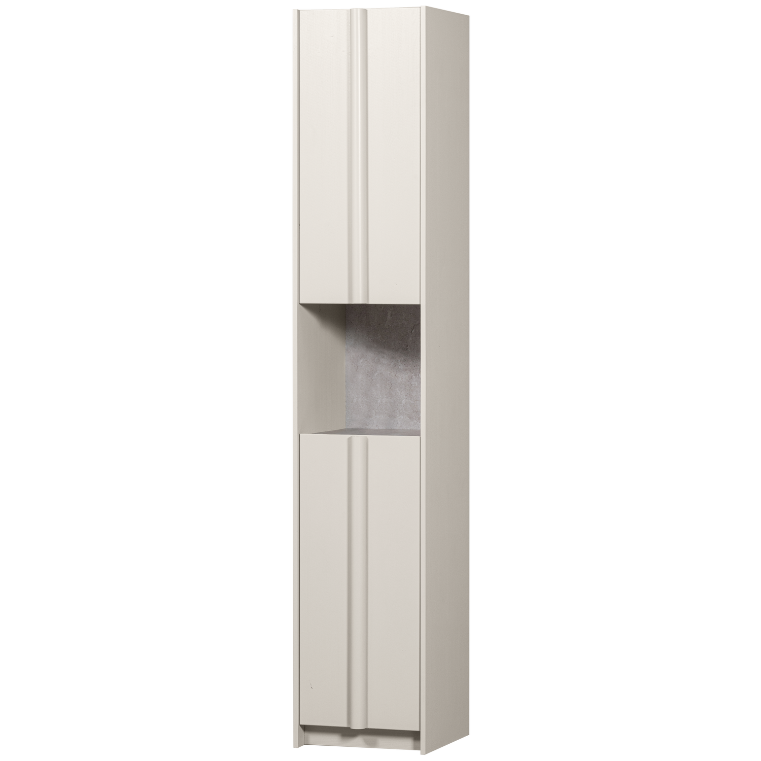 BASU SMALL CABINET 40CM PINE DUST INCL CONCRETE DECOR [fsc]
