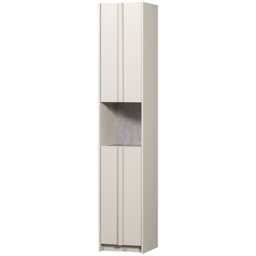 BASU SMALL CABINET 40CM PINE DUST INCL CONCRETE DECOR [fsc]