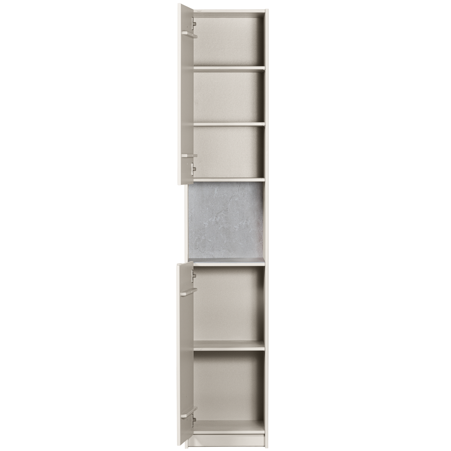 BASU SMALL CABINET 40CM PINE DUST INCL CONCRETE DECOR [fsc]