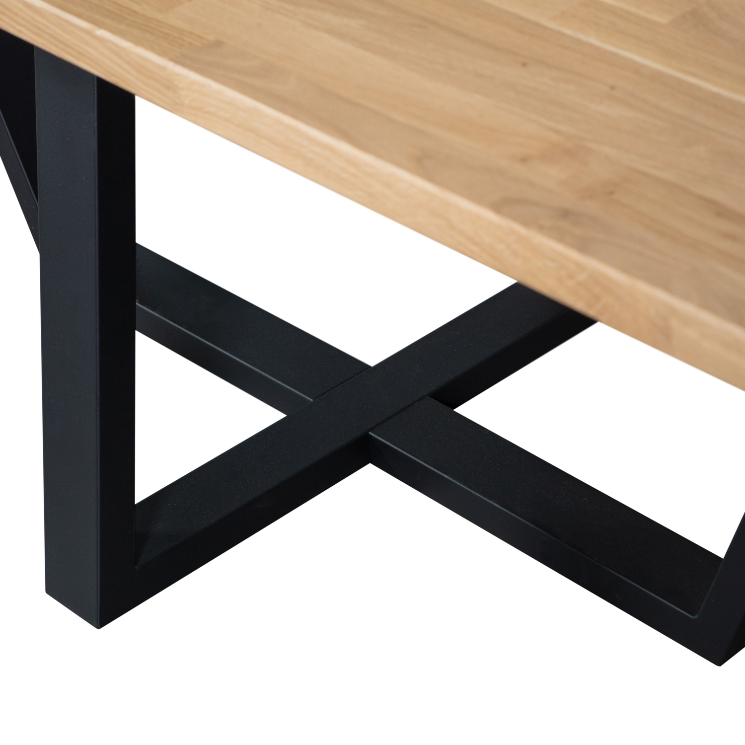 COMBI-TABLO: XL TABLE TOP OAK 240X100 & DRENTHE LEG [fsc]