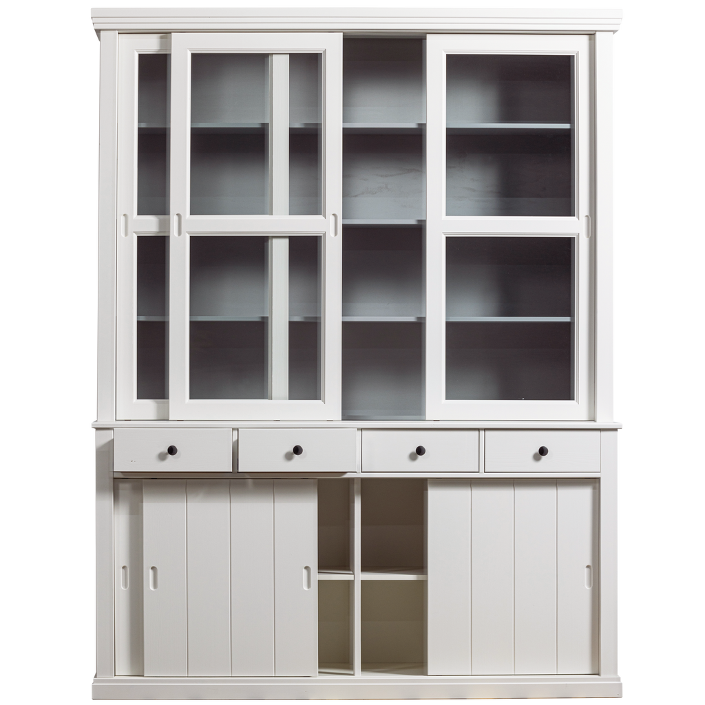 LAGOS LARGE SHOWCABINET WHITE [fsc]