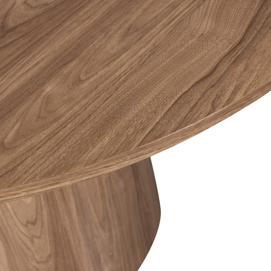 MAAN DINING TABLE ROUND MDF WALNUT O120CM