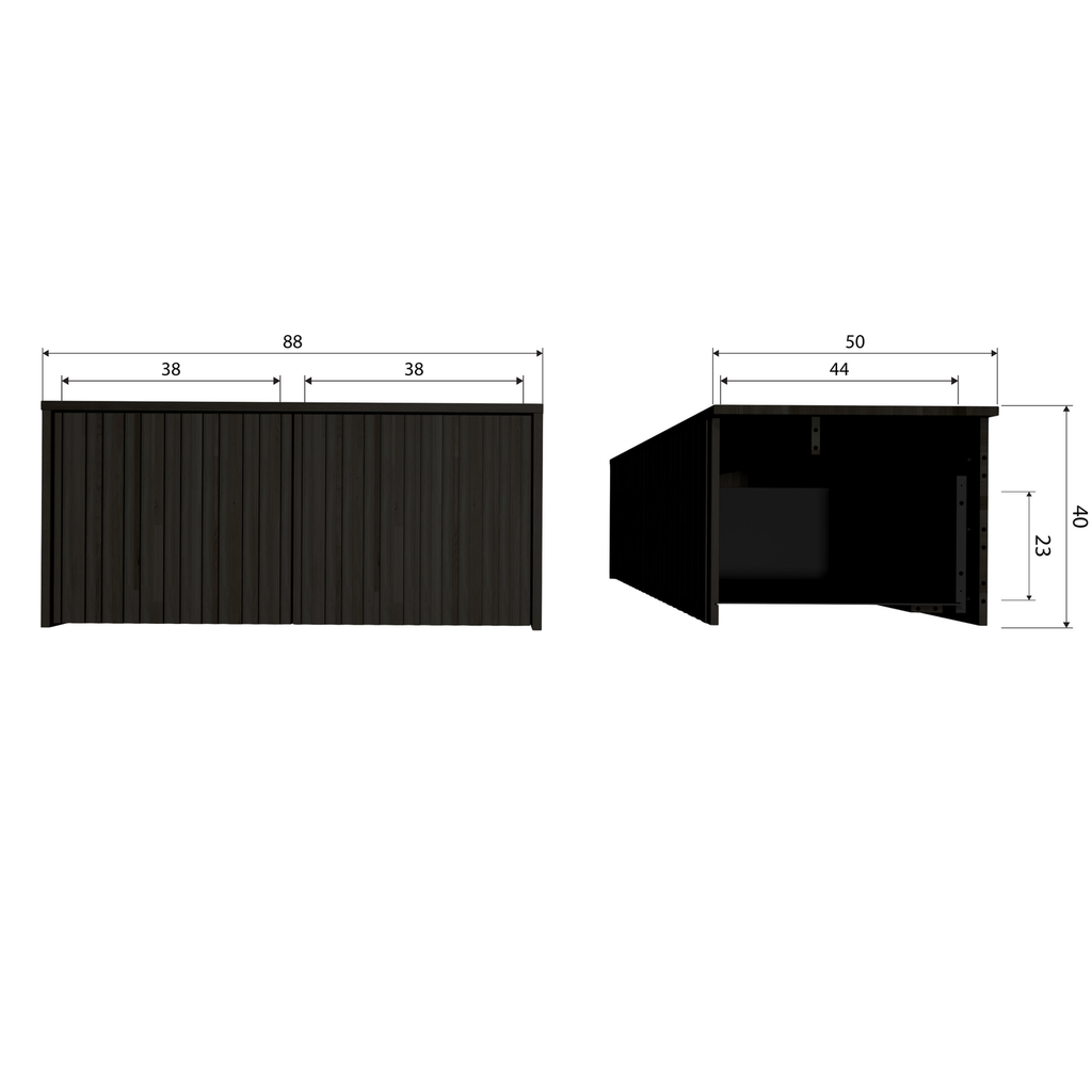 NEW GRAVURE BUNKBENCH ASH ESPRESSO [fsc]