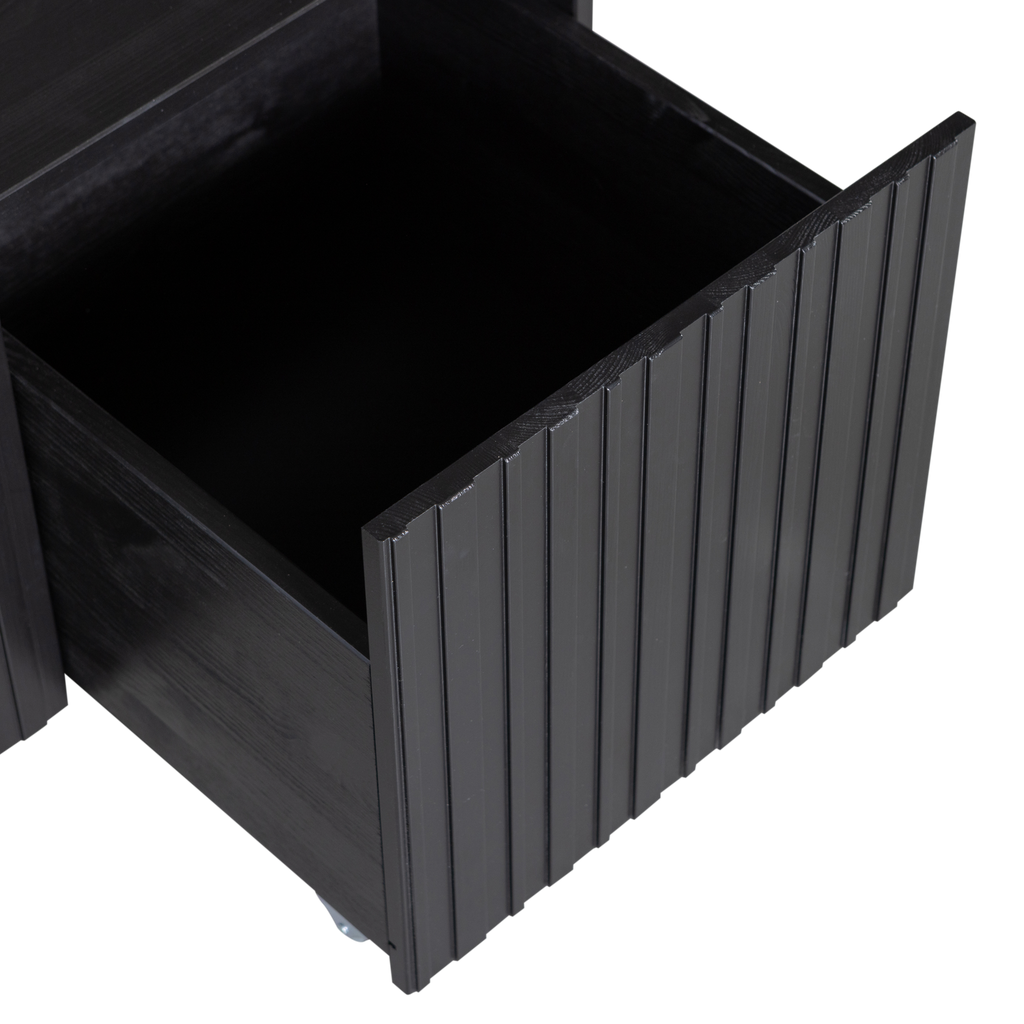 NEW GRAVURE BUNKBENCH PINE BLACK [fsc]