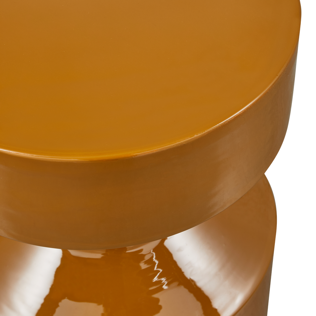 FERRY SIDE TABLE METAL HONEY YELLOW