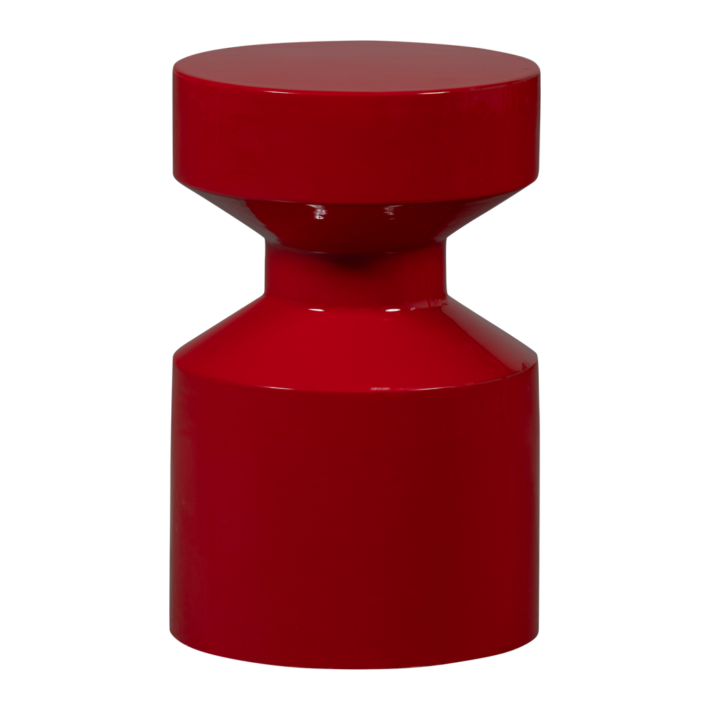FERRY SIDE TABLE METAL RED