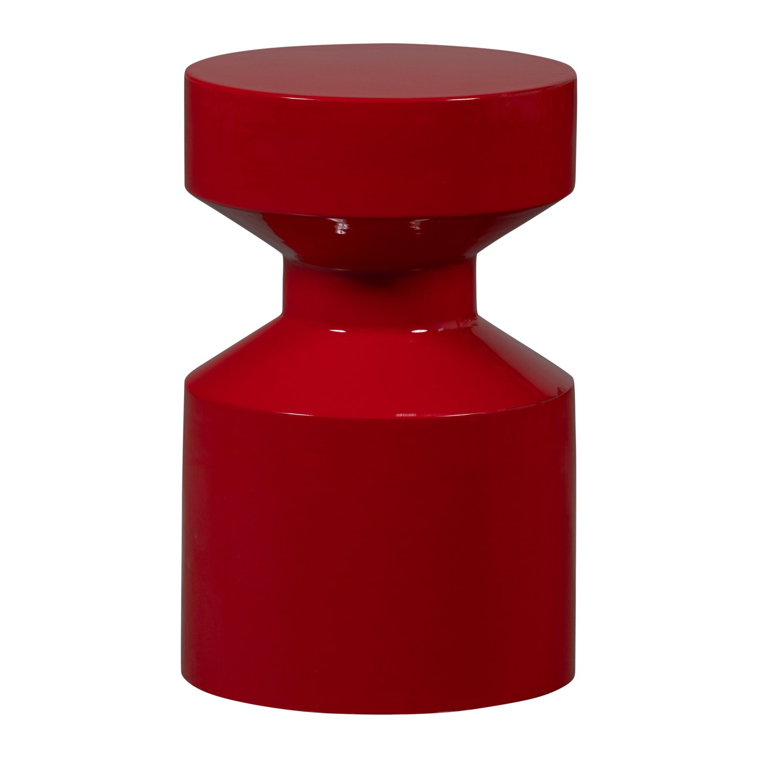 FERRY SIDE TABLE METAL RED