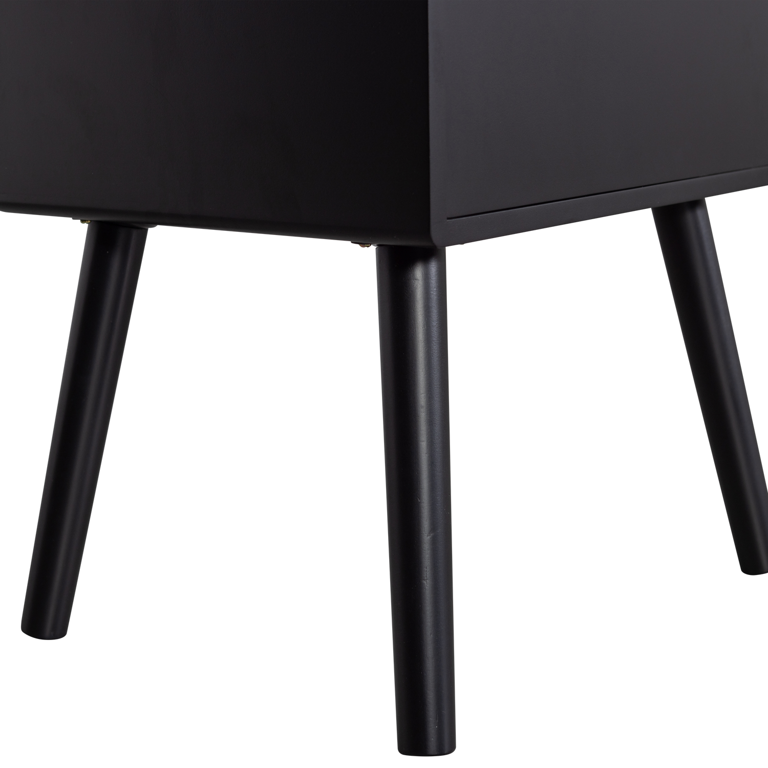 OZZY NIGHTSTAND HIGH WOOD BLACK