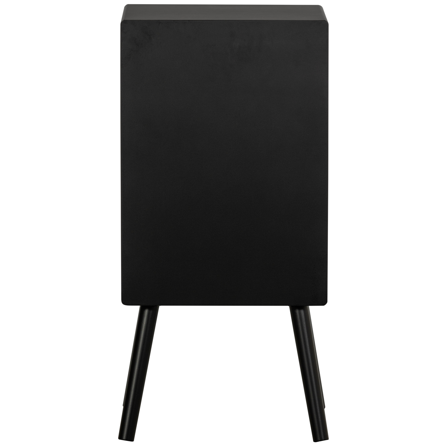 OZZY NIGHTSTAND HIGH WOOD BLACK