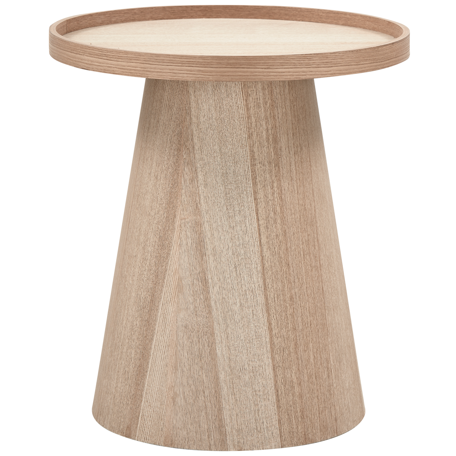 MAUD SIDE TABLE CONICAL MDF NATURAL 50xO45CM