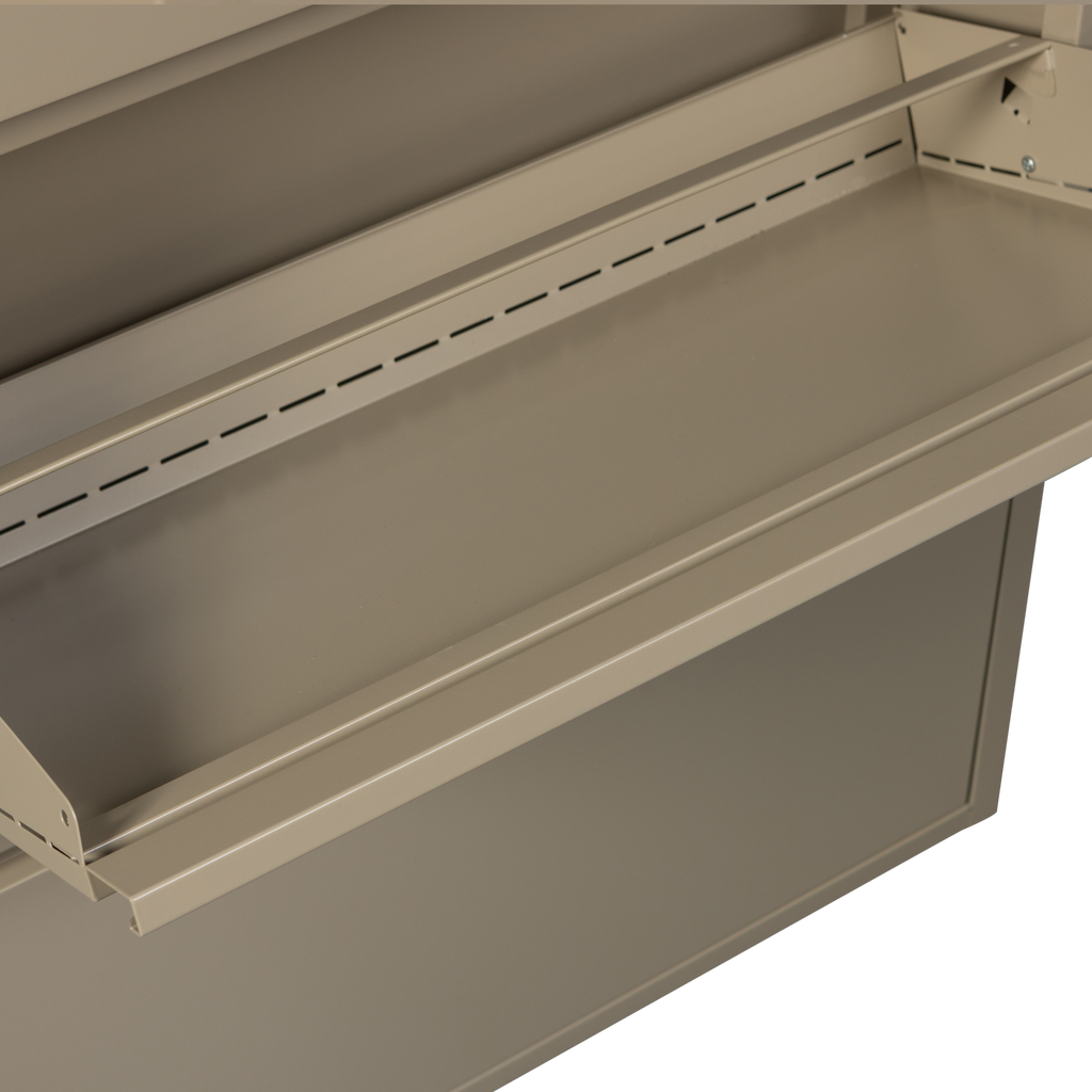 SABINE 3-COMPARTMENT SHOE CABINET METAL SAND