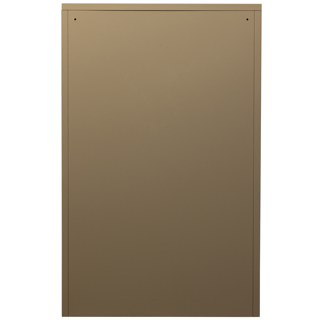 SABINE 3-COMPARTMENT SHOE CABINET METAL SAND