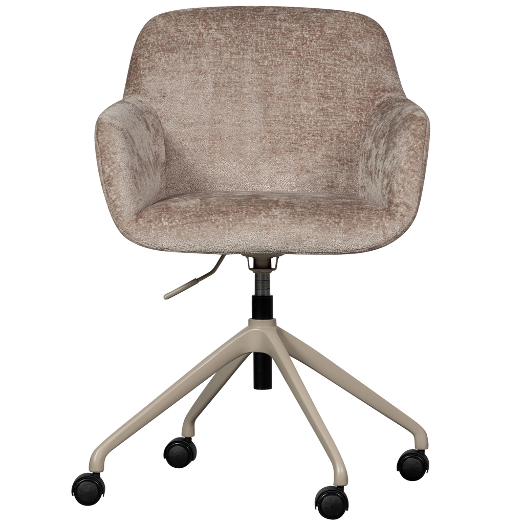 MORROS OFFICE CHAIR CHENILLE TAUPE