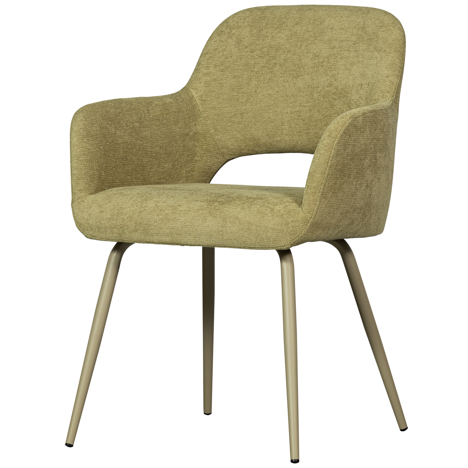 JENNY DINING CHAIR WOVEN FABRIC SAGE GREEN