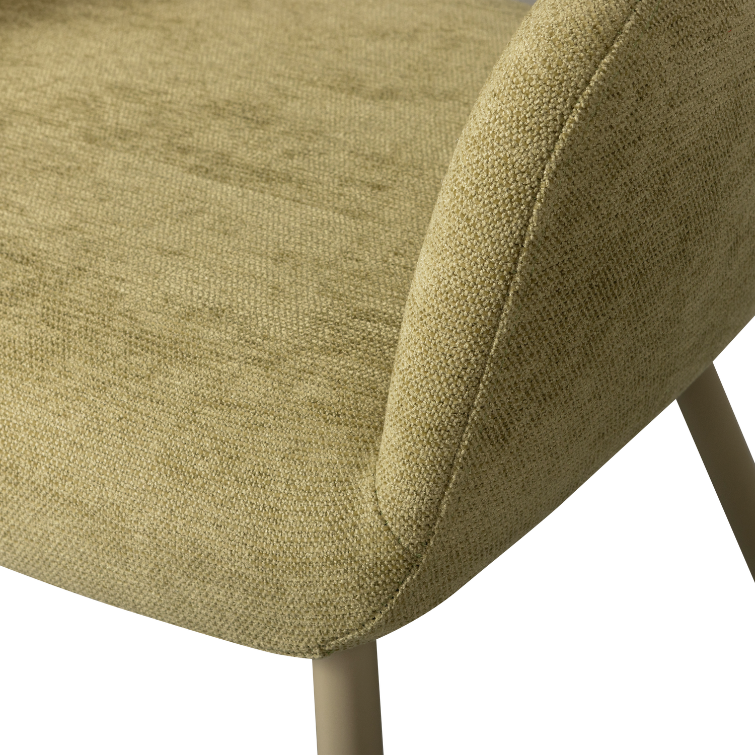 JENNY DINING CHAIR WOVEN FABRIC SAGE GREEN