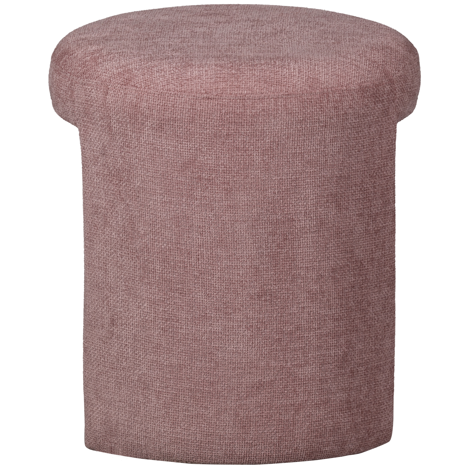 CHARLIE UPHOLSTERED STOOL BLUSH