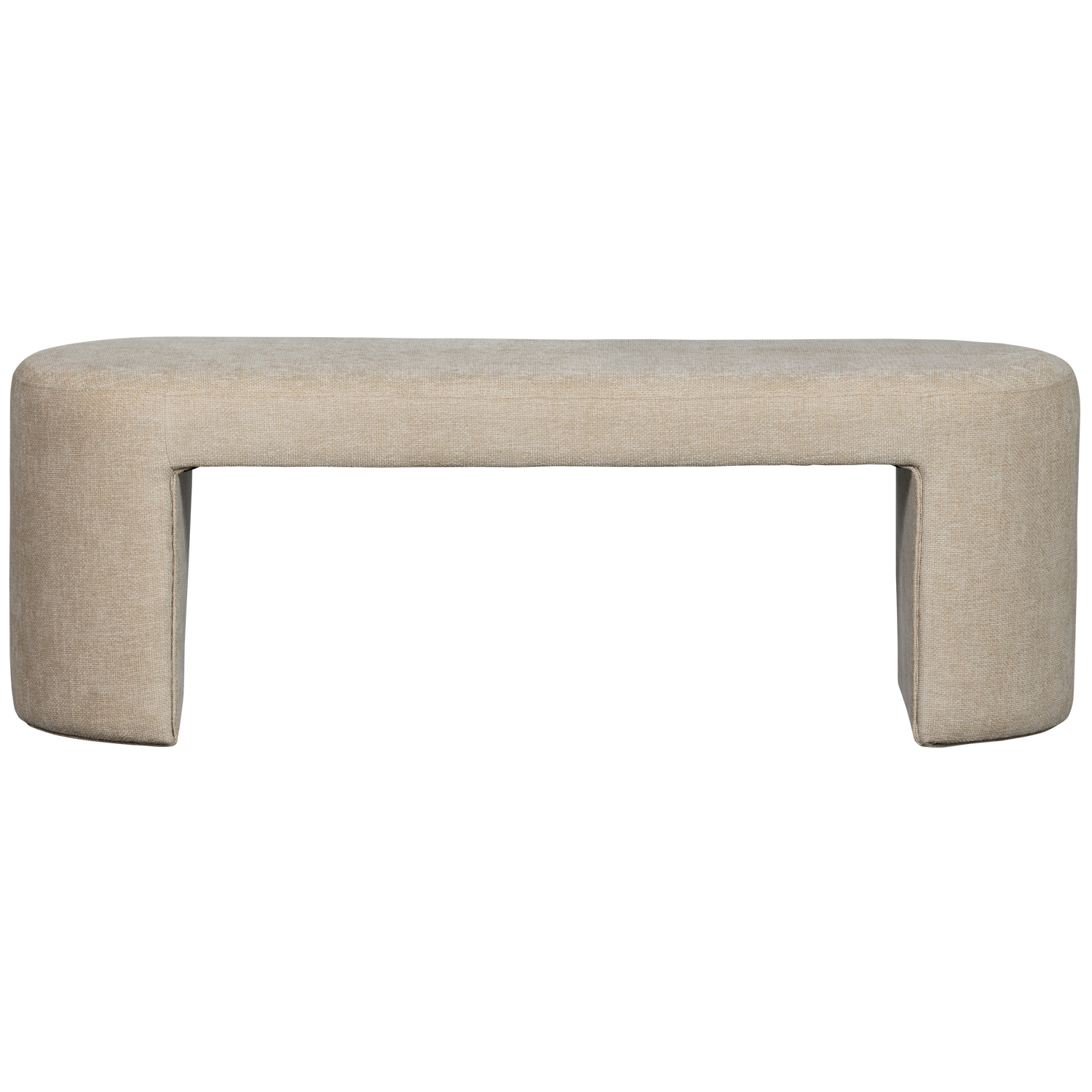 JACOB UPHOLSTERED BENCH NATURAL