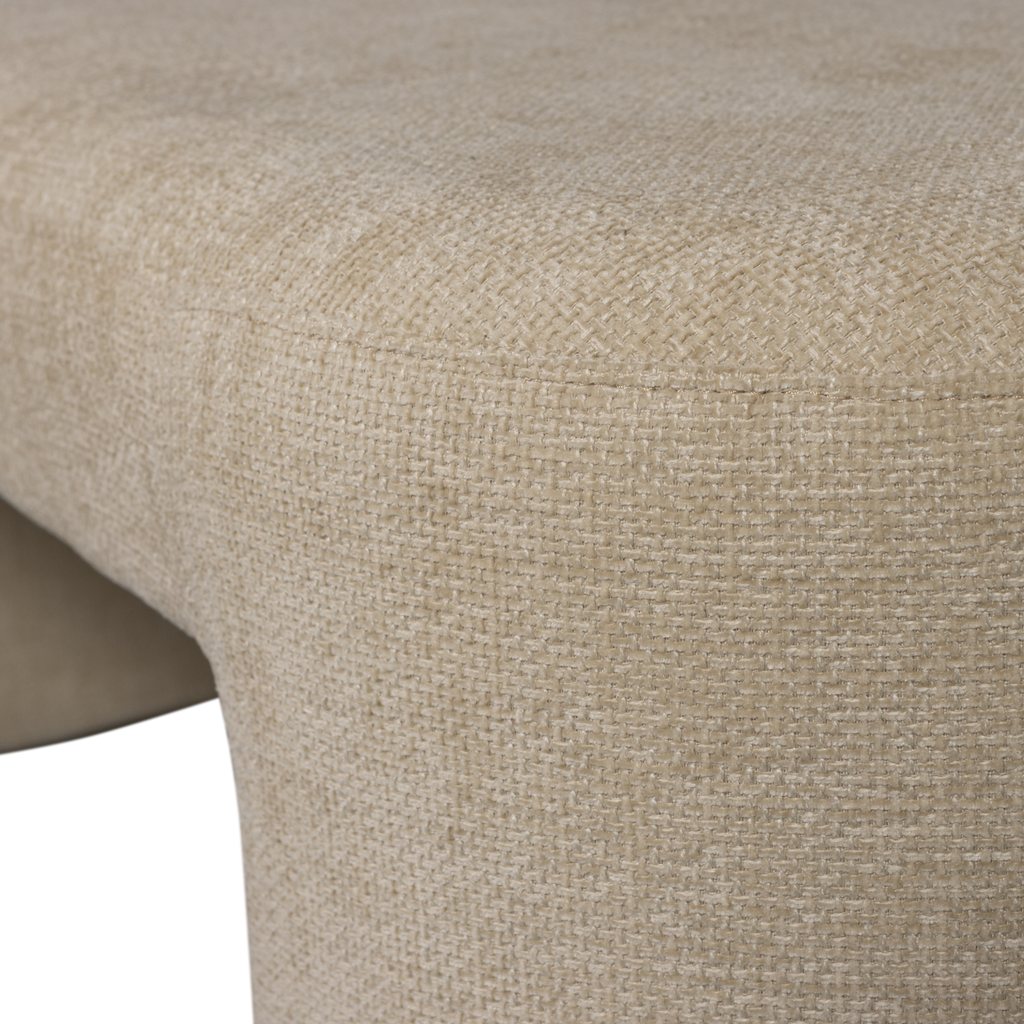 JACOB UPHOLSTERED BENCH NATURAL