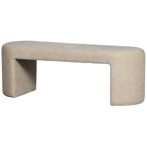 JACOB UPHOLSTERED BENCH NATURAL