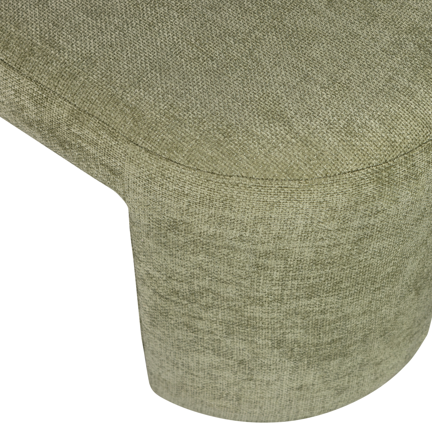 JACOB UPHOLSTERED BENCH OLIVE GREEN