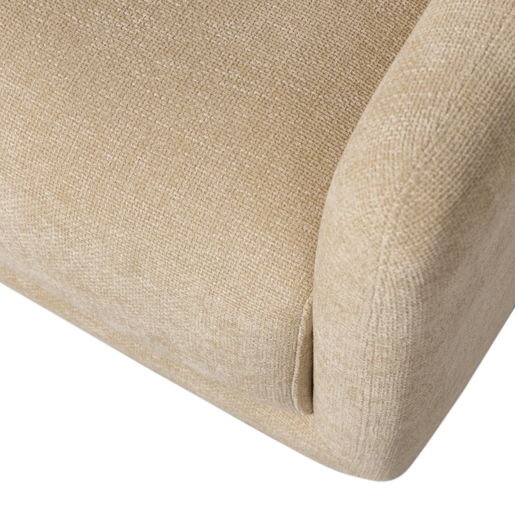 OSCAR SWIVEL ARMCHAIR NATURAL