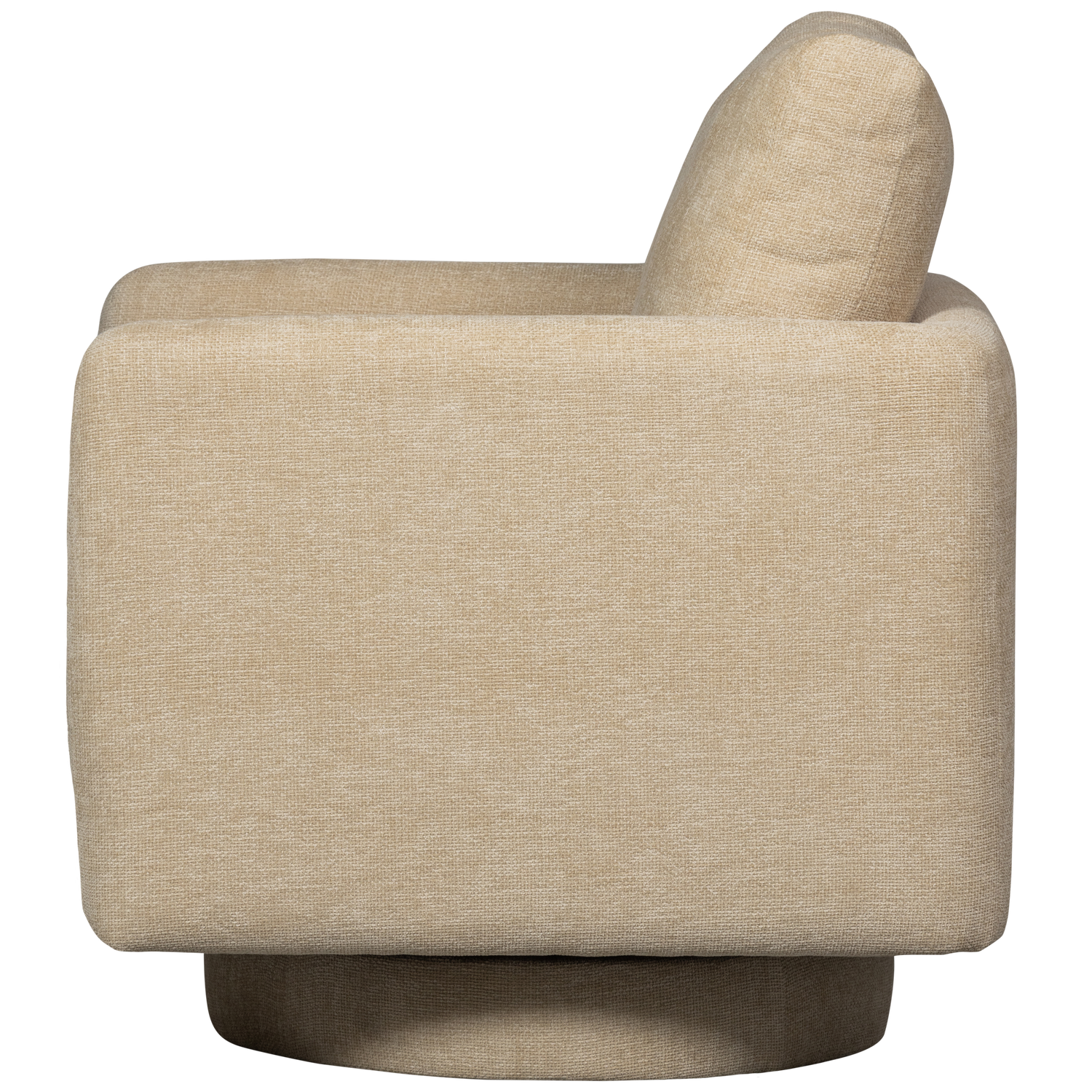 OSCAR SWIVEL ARMCHAIR NATURAL