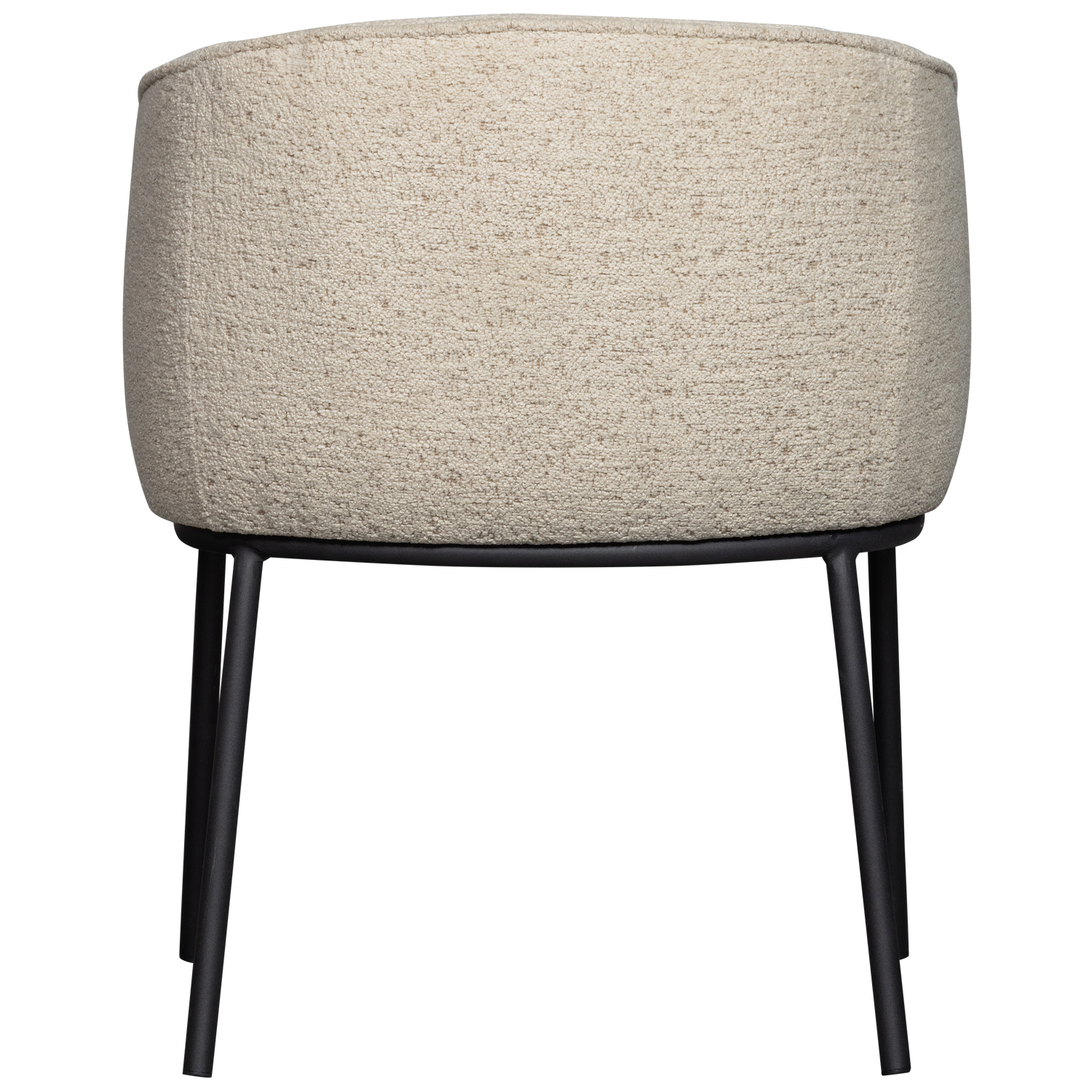 LEON DINING CHAIR BOUCLE NATURAL MELANGE