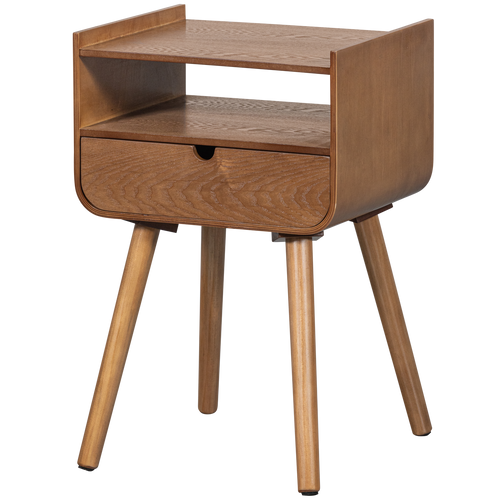 NILS NIGHTSTAND/SIDE TABLE WOOD NATURAL [fsc]