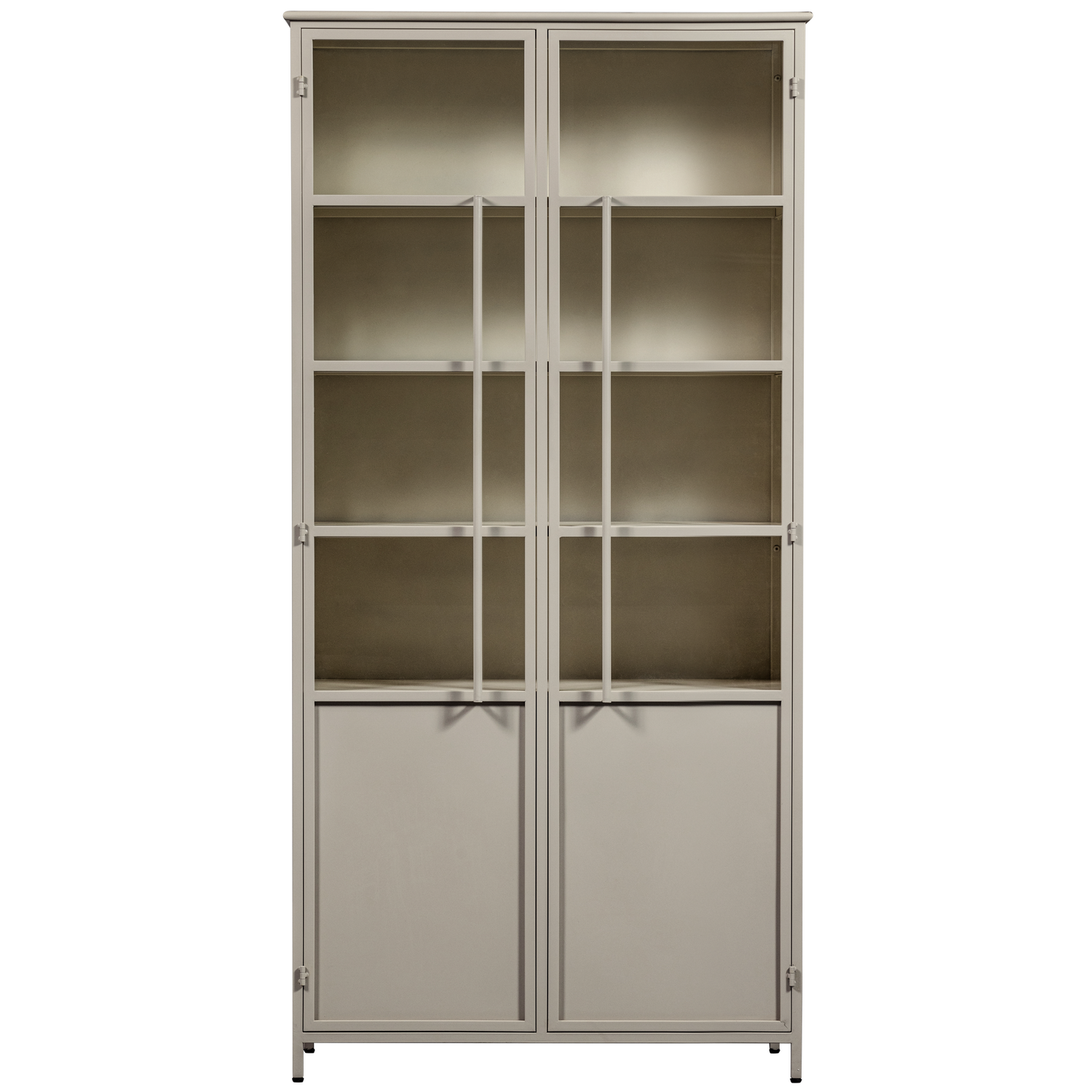 EXHIBIT XL 2-DOORS DISPLAY CASE METAL SAND