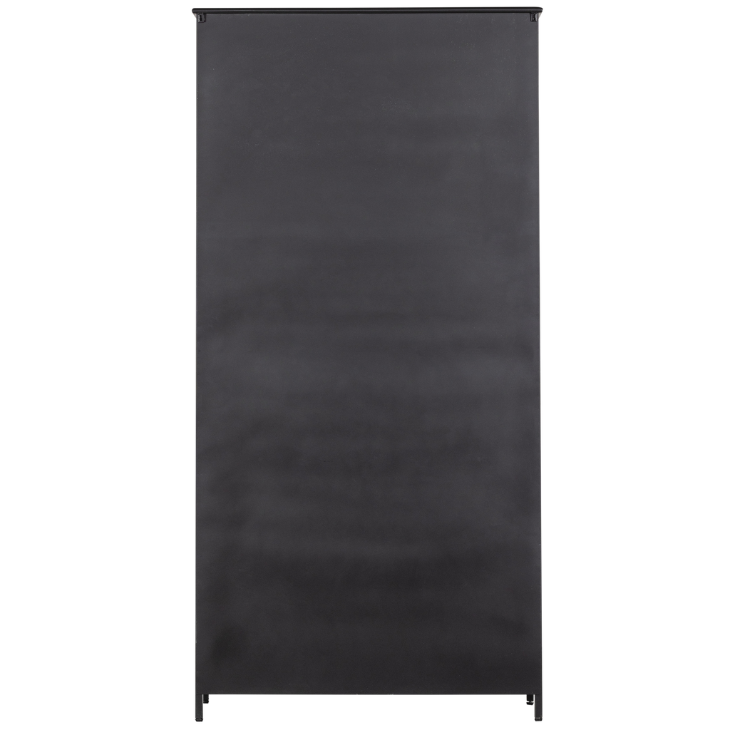 EXHIBIT XL 2-DOORS DISPLAY CASE METAL BLACK