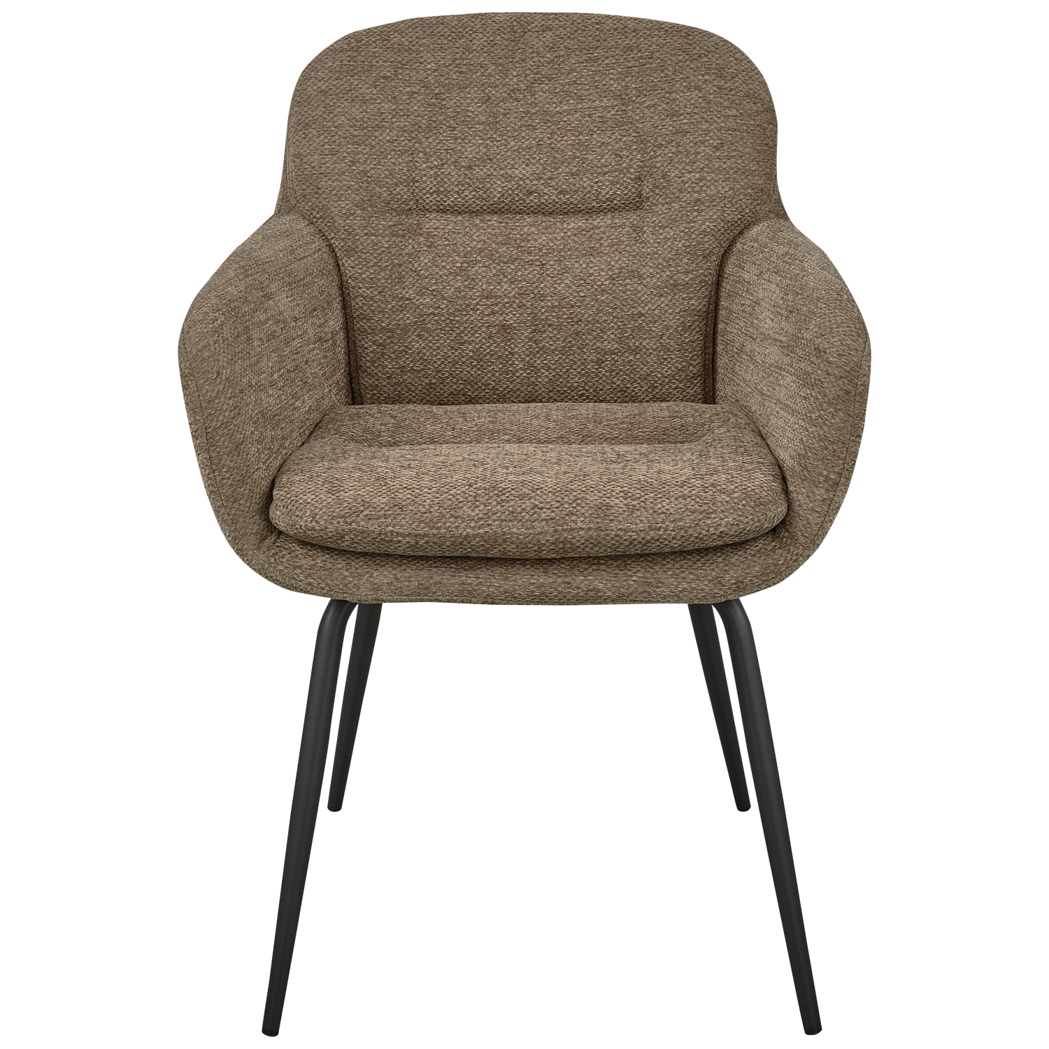 RUNA DINING CHAIR CHENILLE DARK SAND