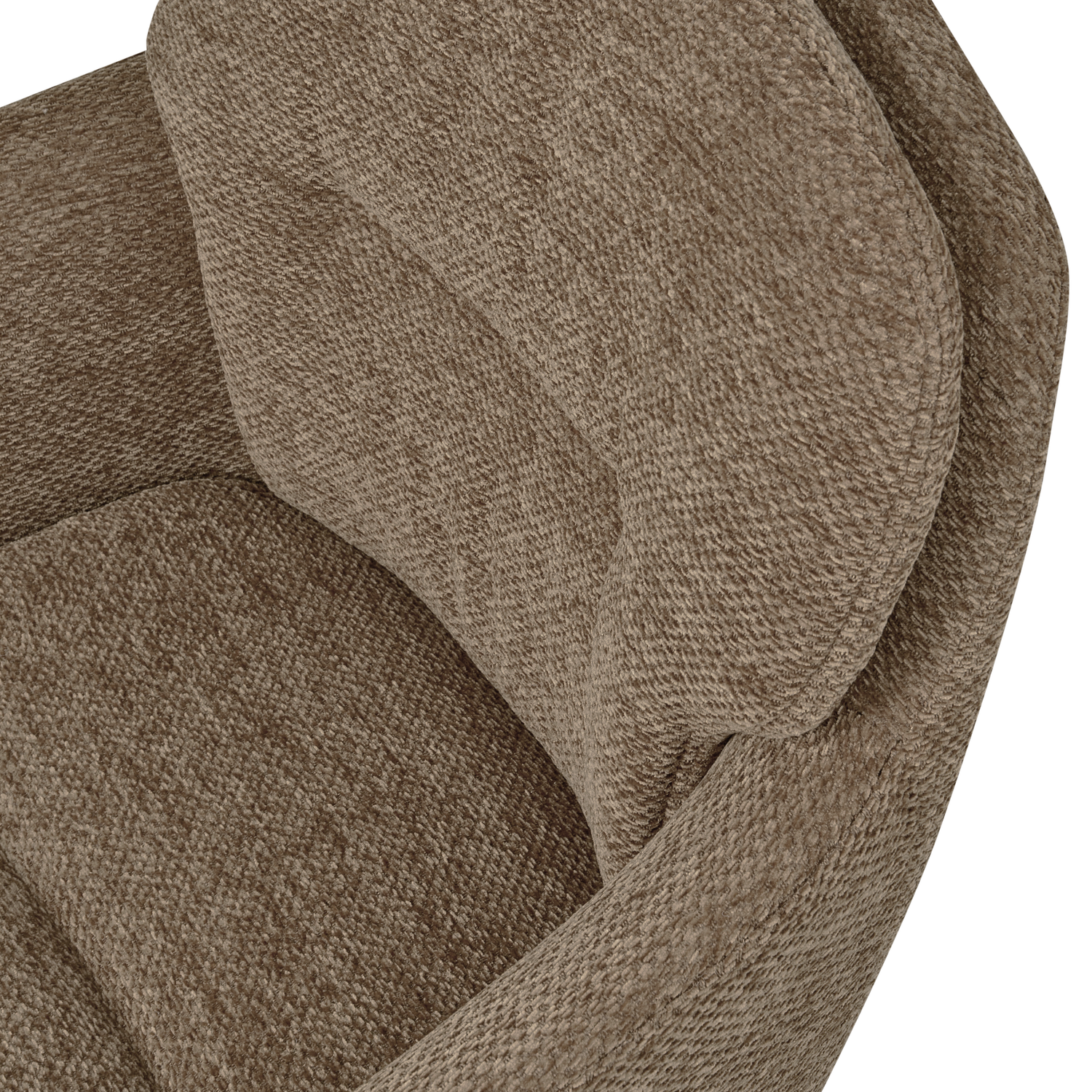 RUNA DINING CHAIR CHENILLE DARK SAND