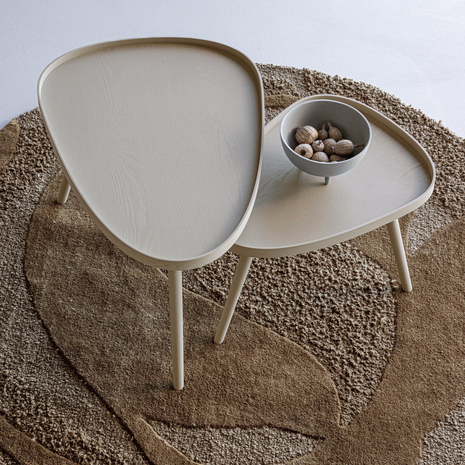 NISSA SIDE TABLE SAND - SET OF 2