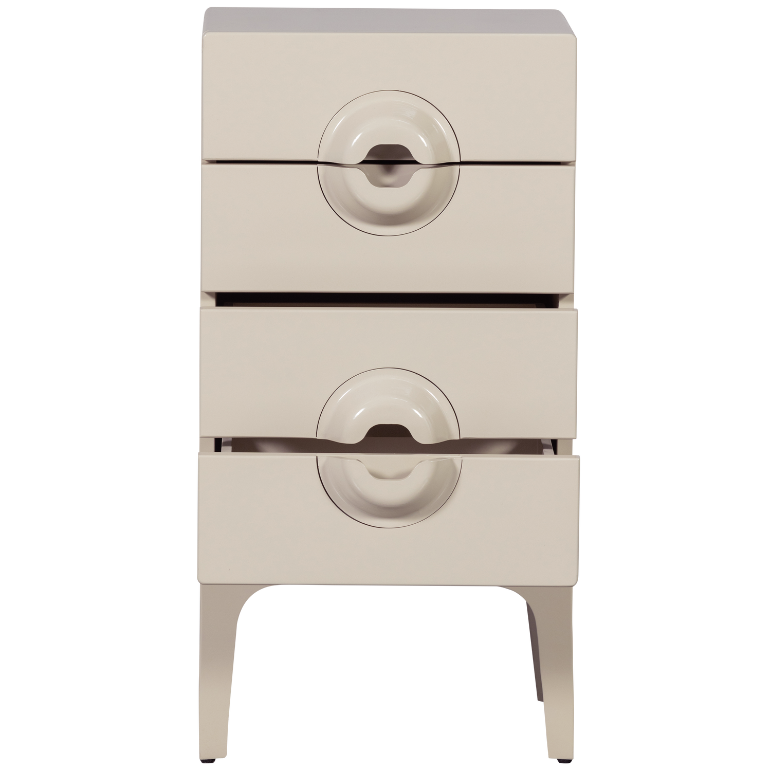 MERGE CABINET WITH 4 DRAWERS EUCALYPTUS WOOD GREIGE