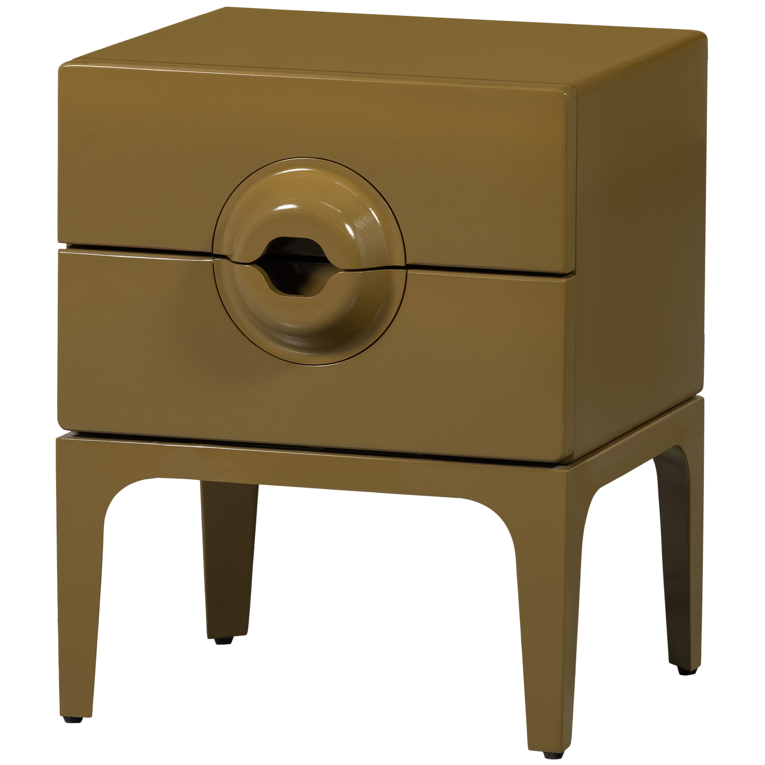 MERGE DRESSER/NIGHT STAND 2 DRAWERS EUCALYPTUS HONEY YELLOW