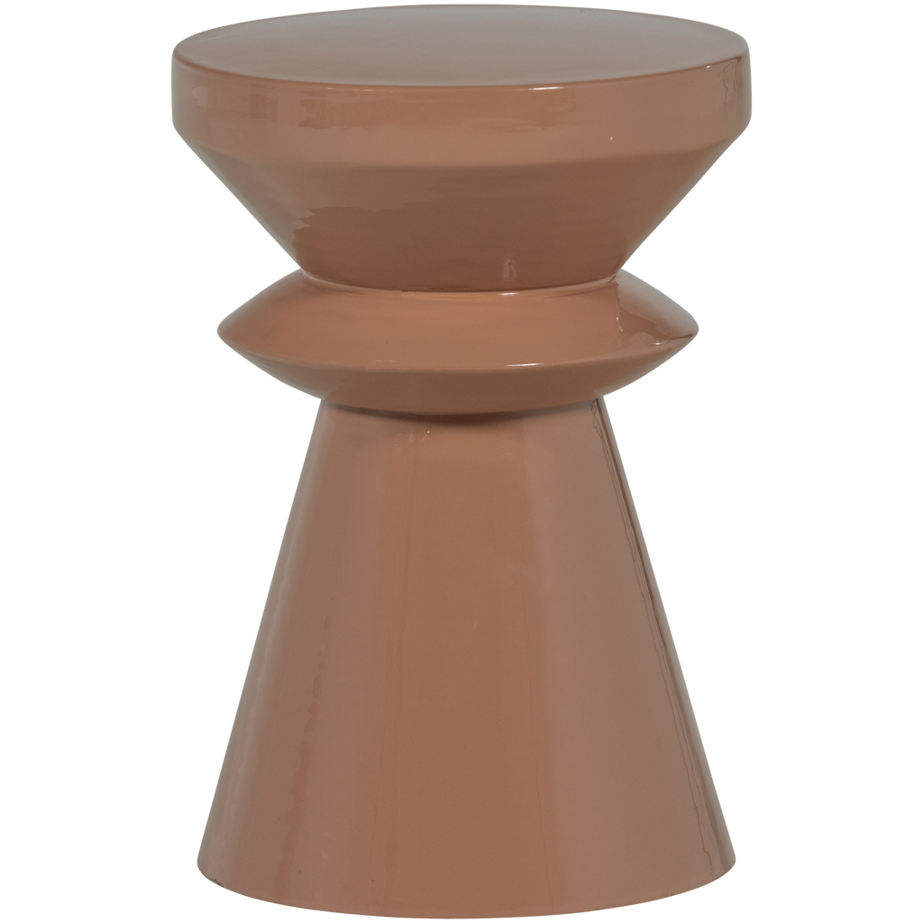 FEDDE SIDE TABLE METAL OLD PINK