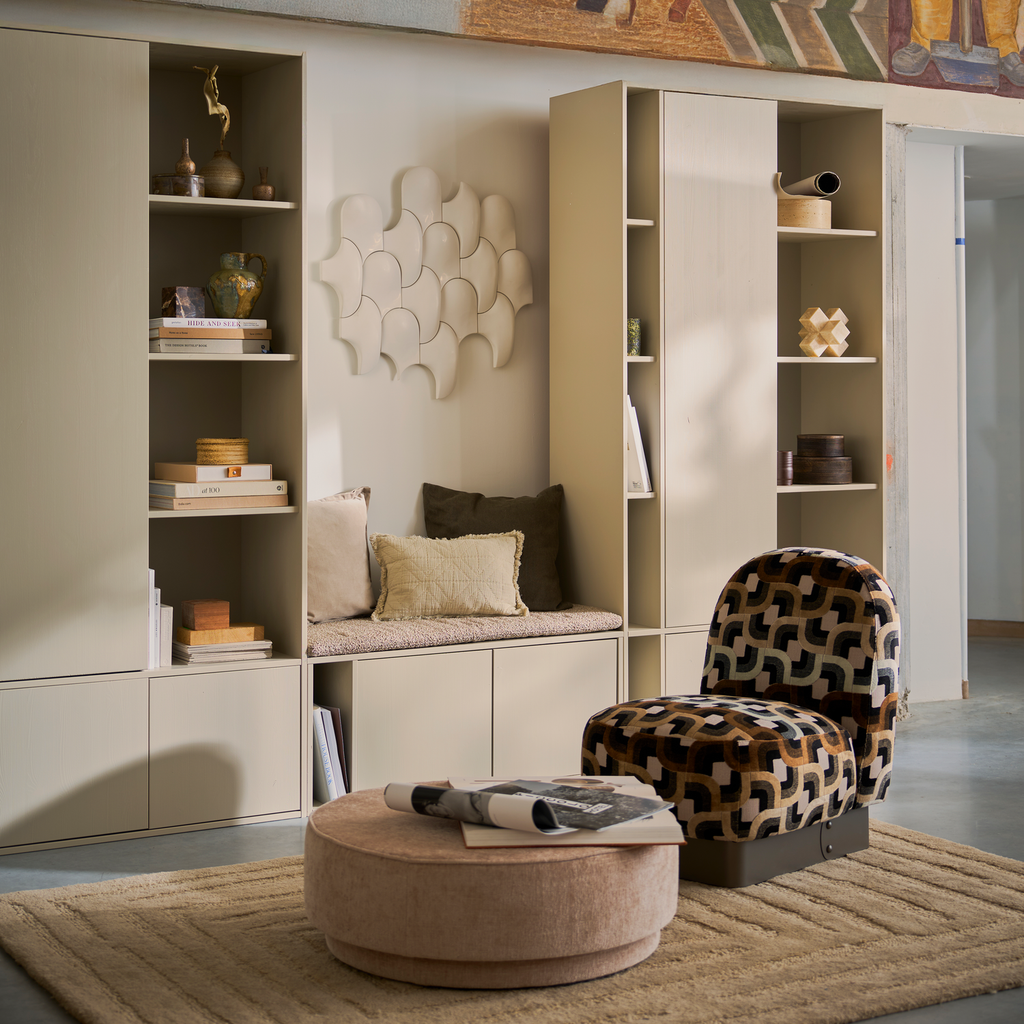 SETTLE DOWN STORAGE CABINET 108CM PINE DUST [fsc]