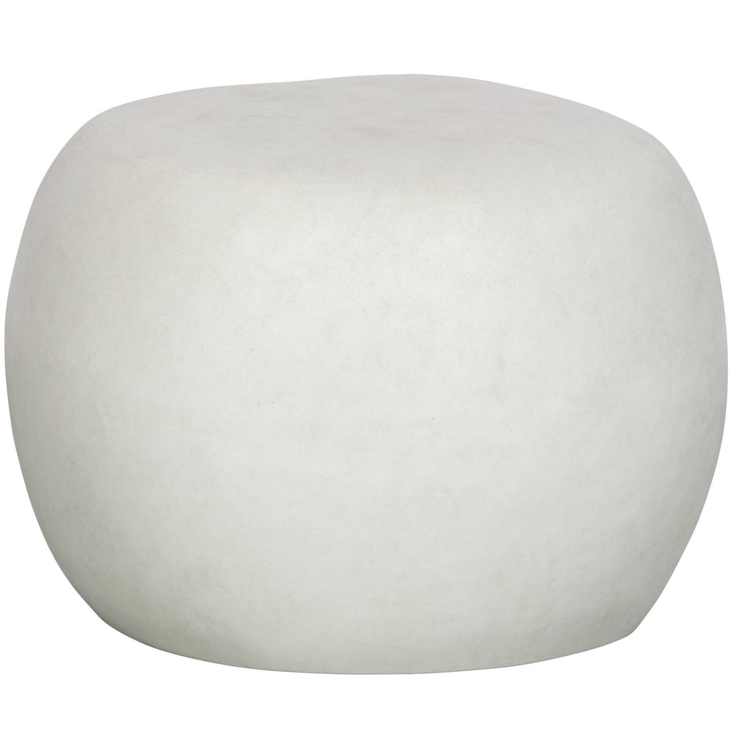 PEBBLE SIDE TABLE WHITE 35xO50