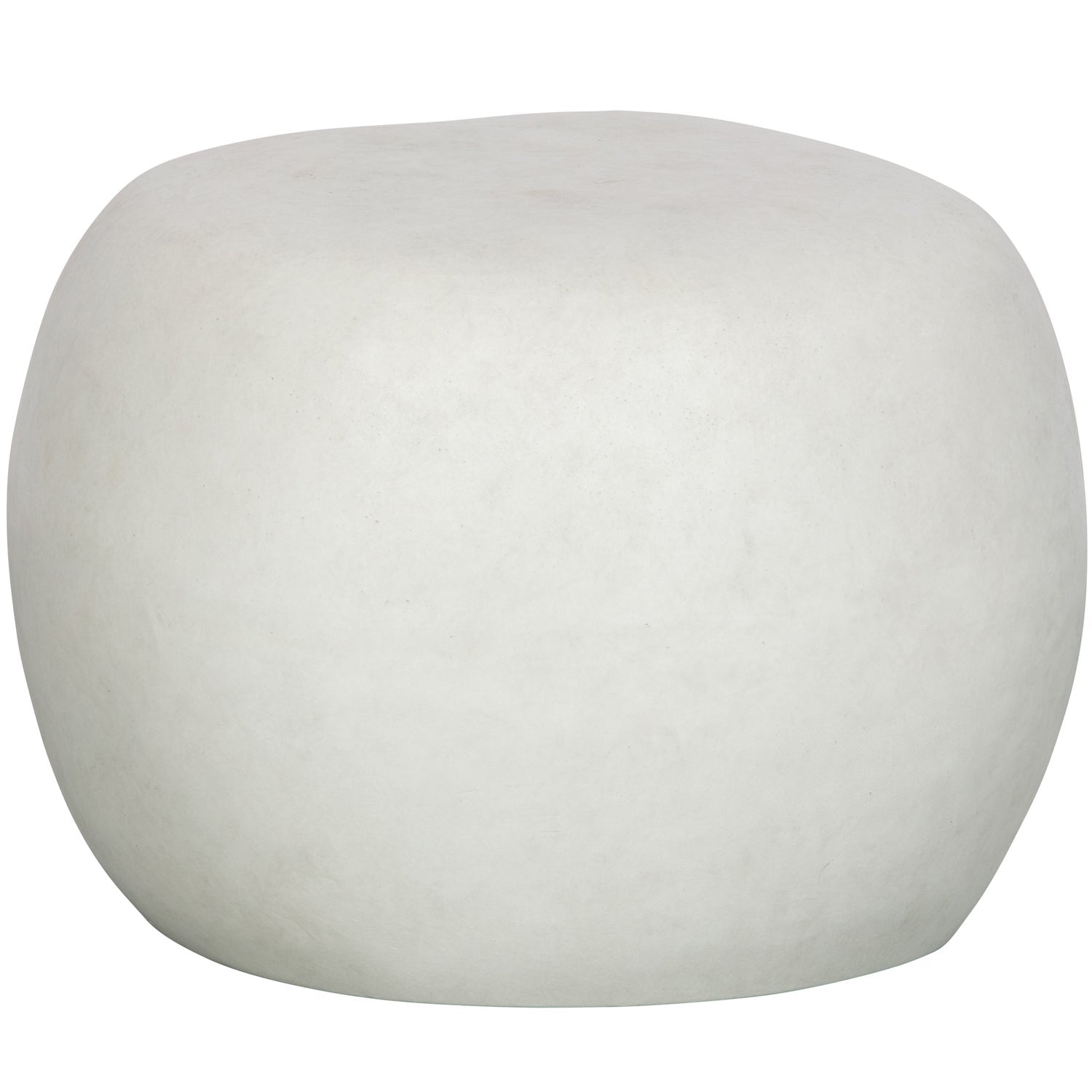 PEBBLE SIDE TABLE WHITE 35xO50