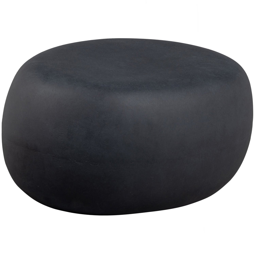 PEBBLE SIDE TABLE ANTHRACITE 31x65x49